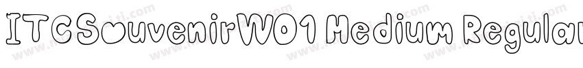 ITCSouvenirW01 Medium Regular字体转换
